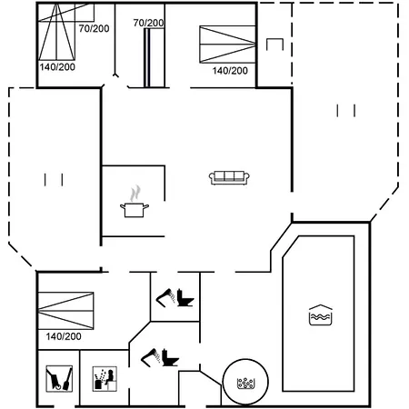 Dom wakacyjny Ilmo - 950m From The Sea By Interhome